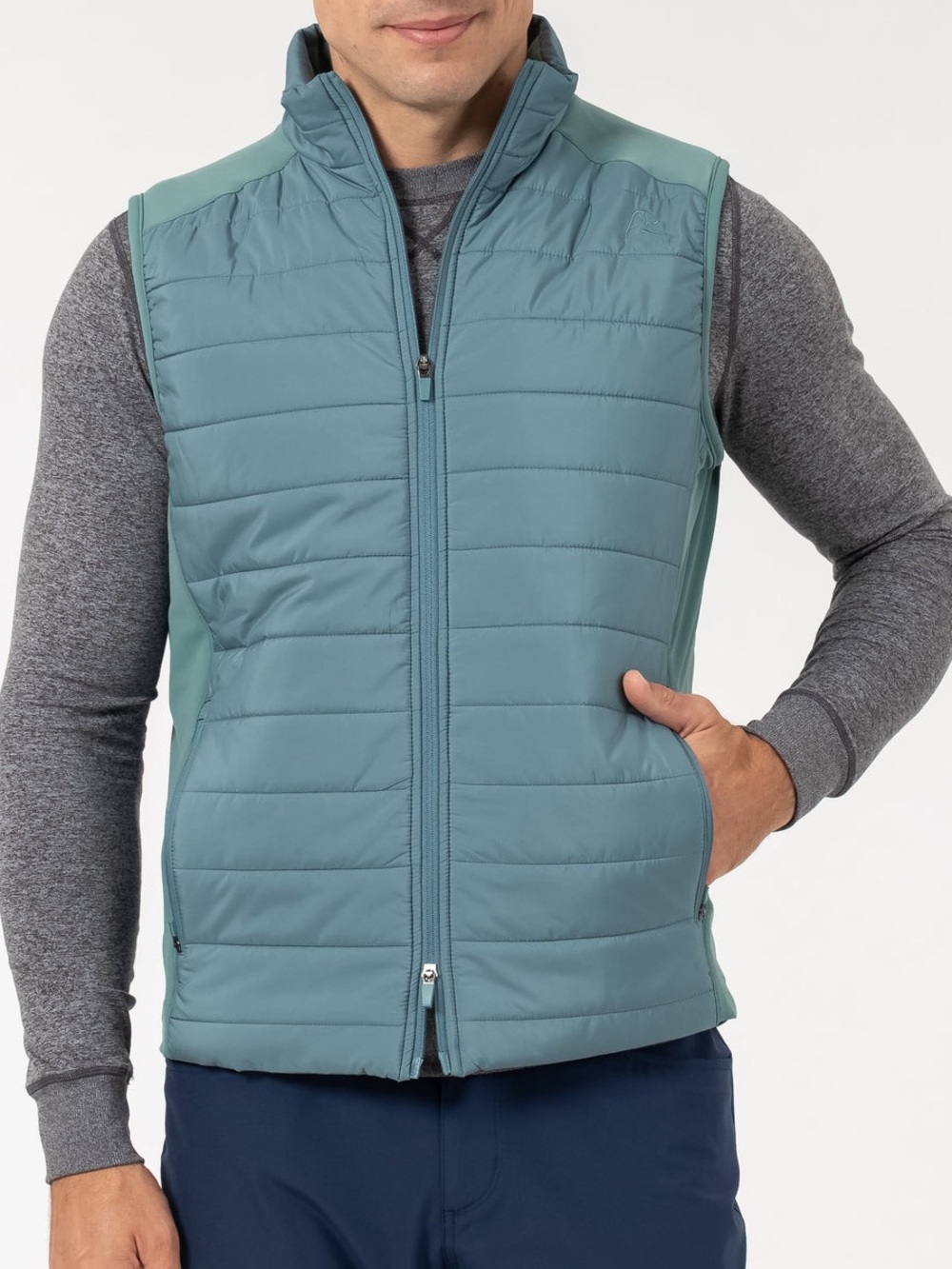RHOBACK Fulton Performance Vest in Jungle Green Size Large